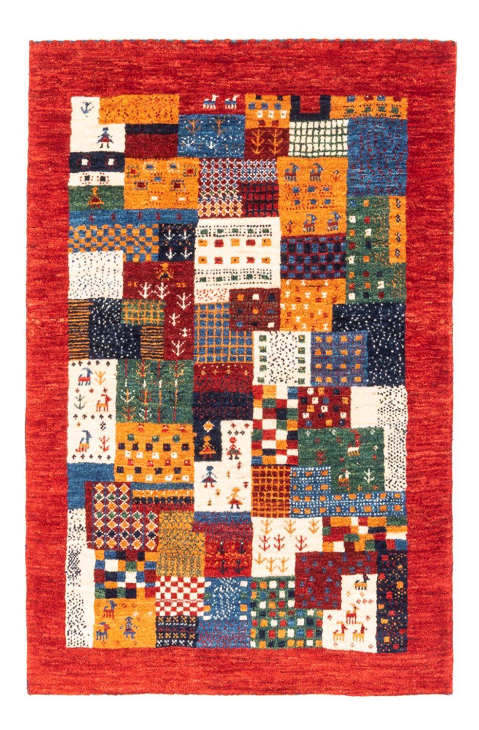 Tappeto Gabbeh - Loribaft Persero - Reale - 119 x 79 cm - multicolore