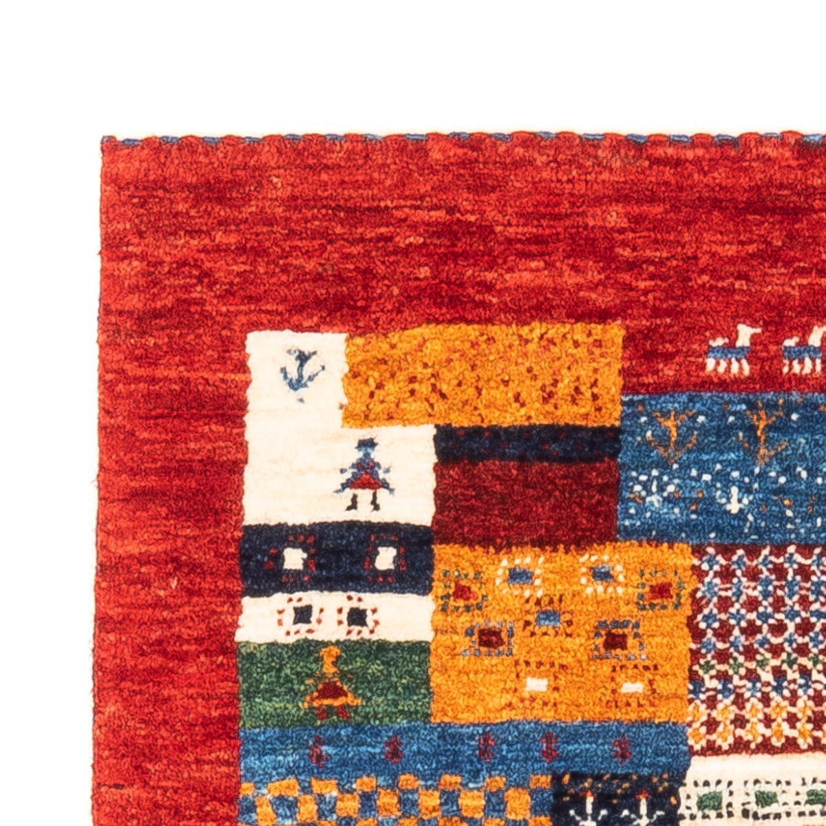 Tappeto Gabbeh - Loribaft Persero - Reale - 119 x 79 cm - multicolore