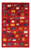 Tappeto Gabbeh - Loribaft Persero - Reale - 130 x 85 cm - multicolore