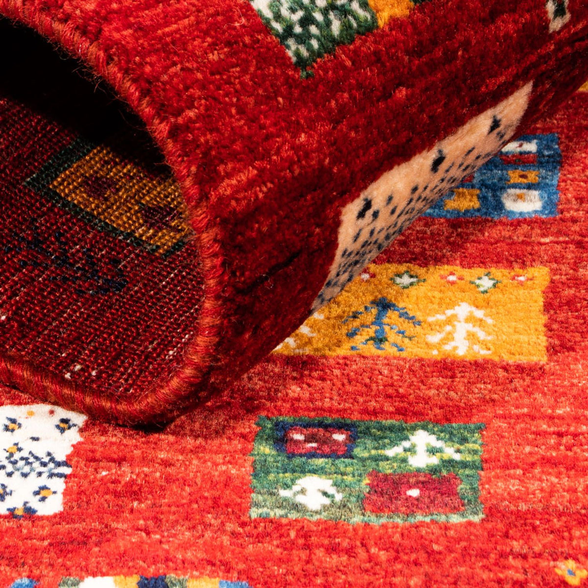 Tappeto Gabbeh - Loribaft Persero - Reale - 130 x 85 cm - multicolore