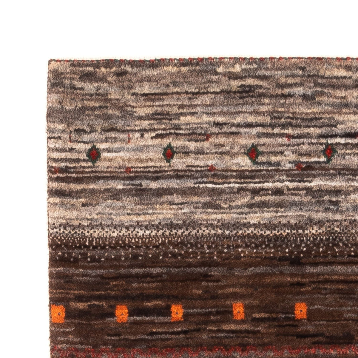 Tappeto Gabbeh - Loribaft Persero - Reale - 134 x 84 cm - grigio