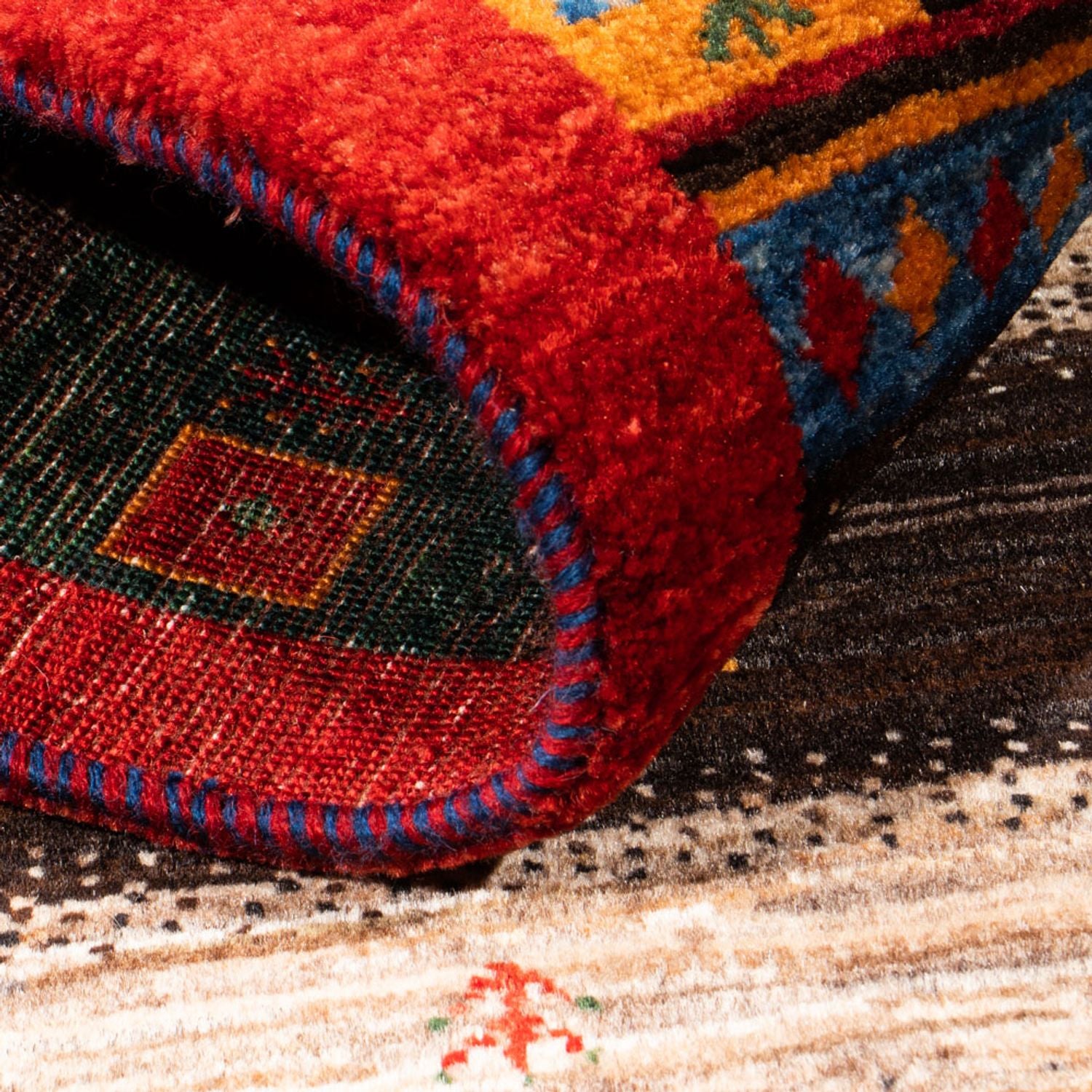 Tappeto Gabbeh - Loribaft Persero - Reale - 140 x 86 cm - multicolore