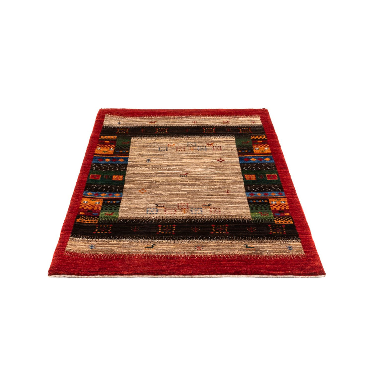Tappeto Gabbeh - Loribaft Persero - Reale - 140 x 86 cm - multicolore