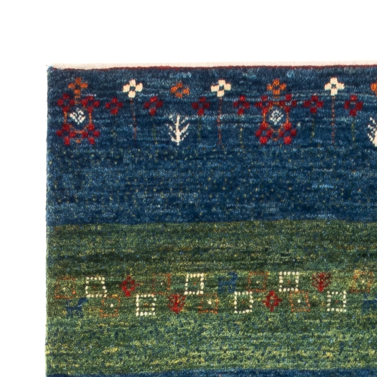 Tappeto Gabbeh - Loribaft Persero - Reale - 130 x 85 cm - blu