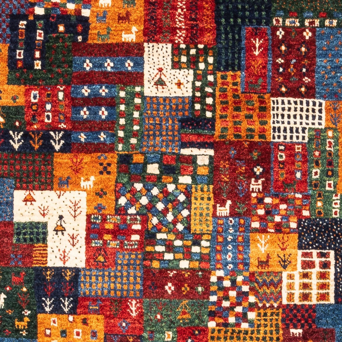 Tappeto Gabbeh - Loribaft Persero - Reale - 122 x 86 cm - multicolore