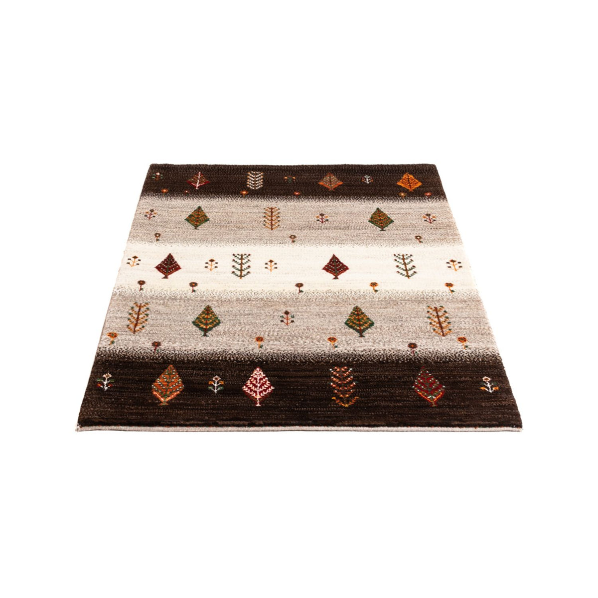 Tappeto Gabbeh - Loribaft Persero - Reale - 126 x 84 cm - grigio