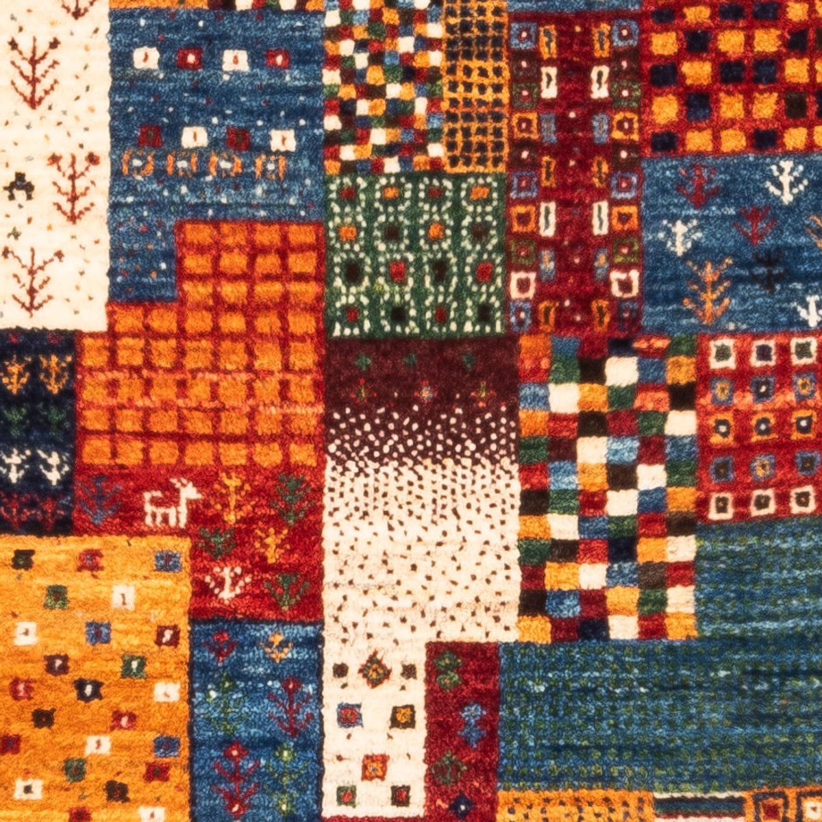 Tappeto Gabbeh - Loribaft Persero - Reale - 132 x 80 cm - multicolore