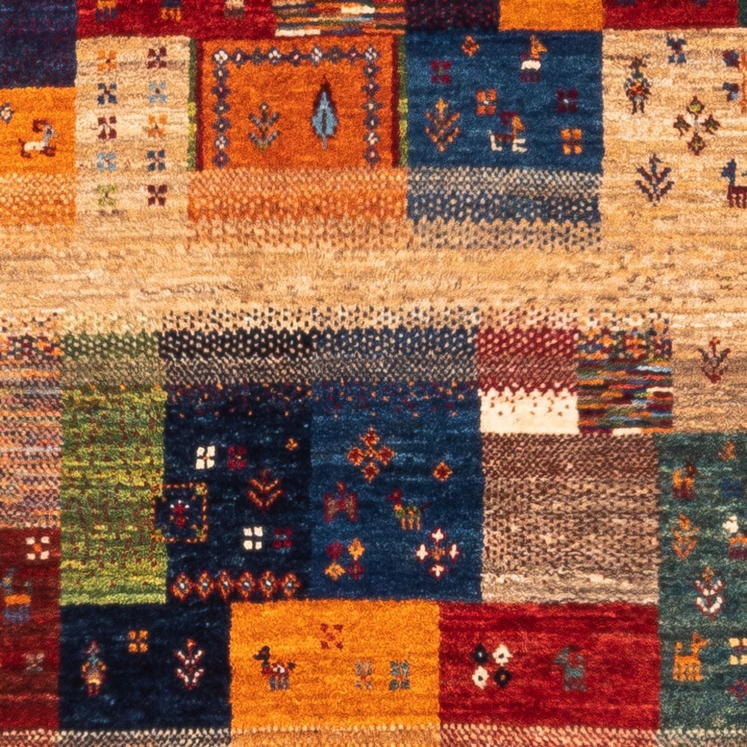 Tappeto Gabbeh - Loribaft Persero - Reale - 132 x 84 cm - multicolore