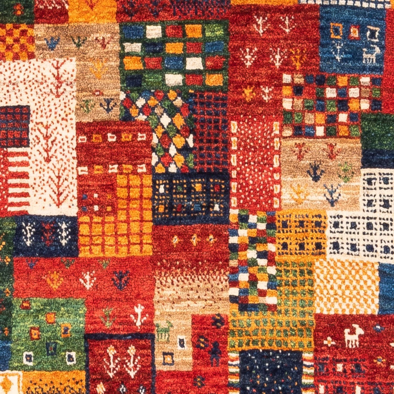 Tappeto Gabbeh - Loribaft Persero - Reale - 123 x 87 cm - multicolore