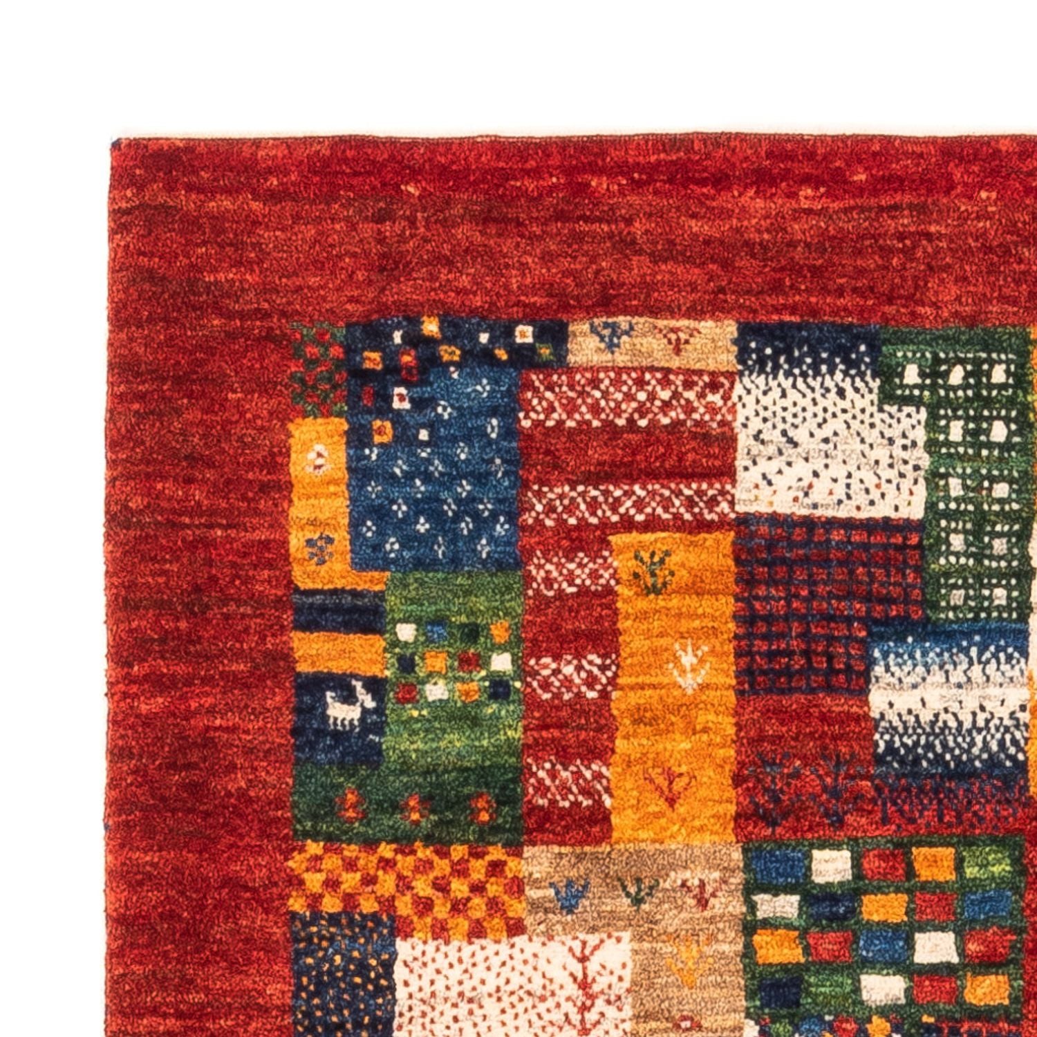 Tappeto Gabbeh - Loribaft Persero - Reale - 123 x 87 cm - multicolore