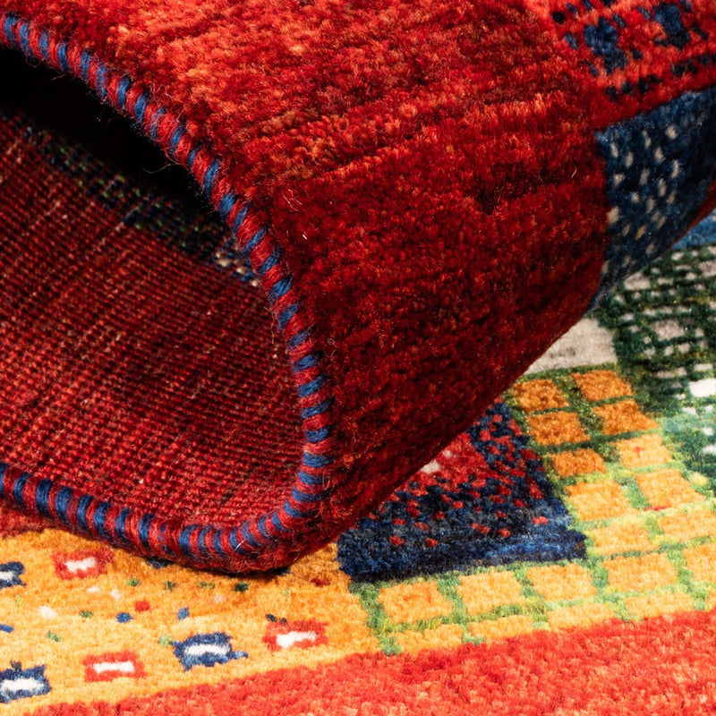 Tappeto Gabbeh - Loribaft Persero - Reale - 123 x 87 cm - multicolore