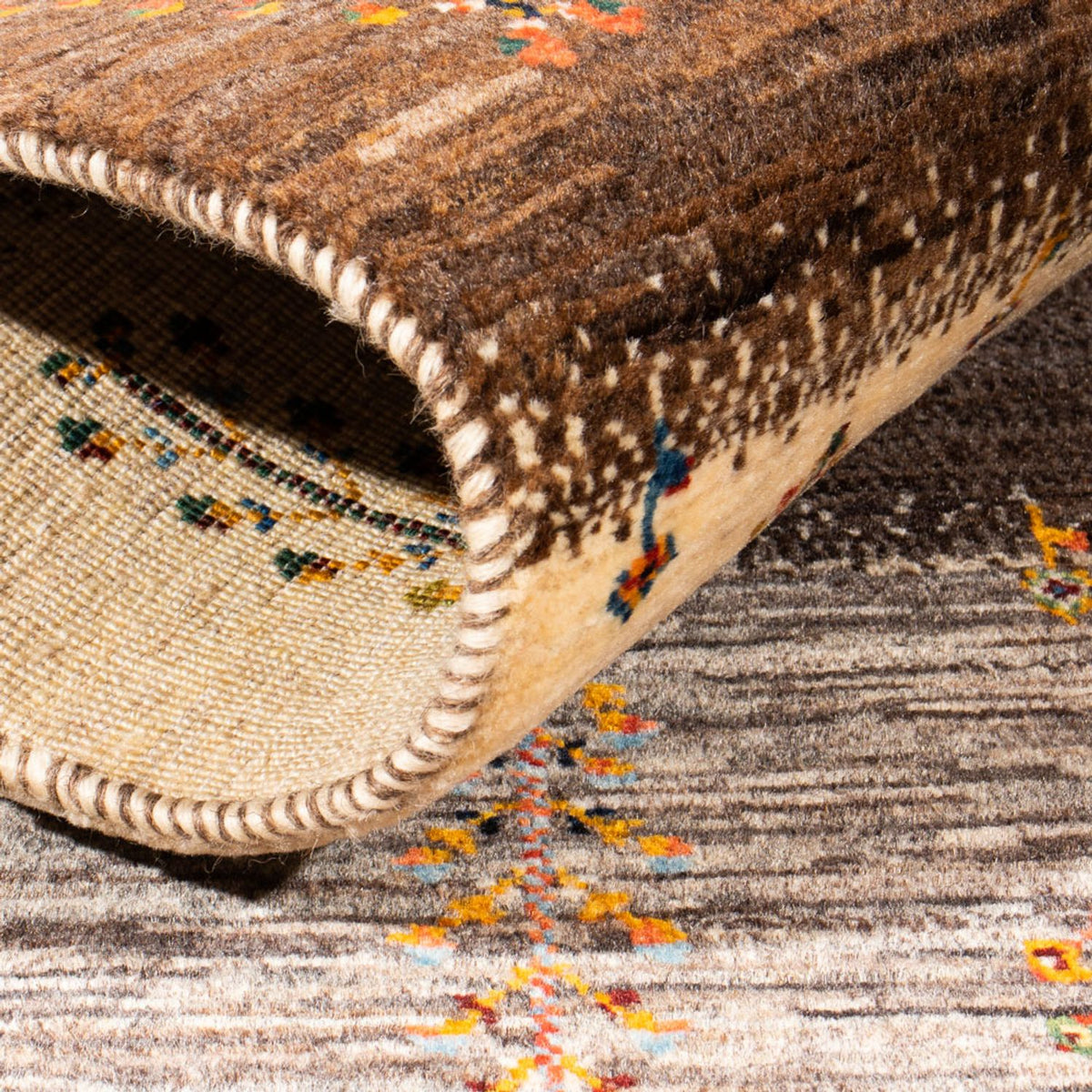 Tappeto Gabbeh - Loribaft Persero - Reale - 122 x 84 cm - multicolore