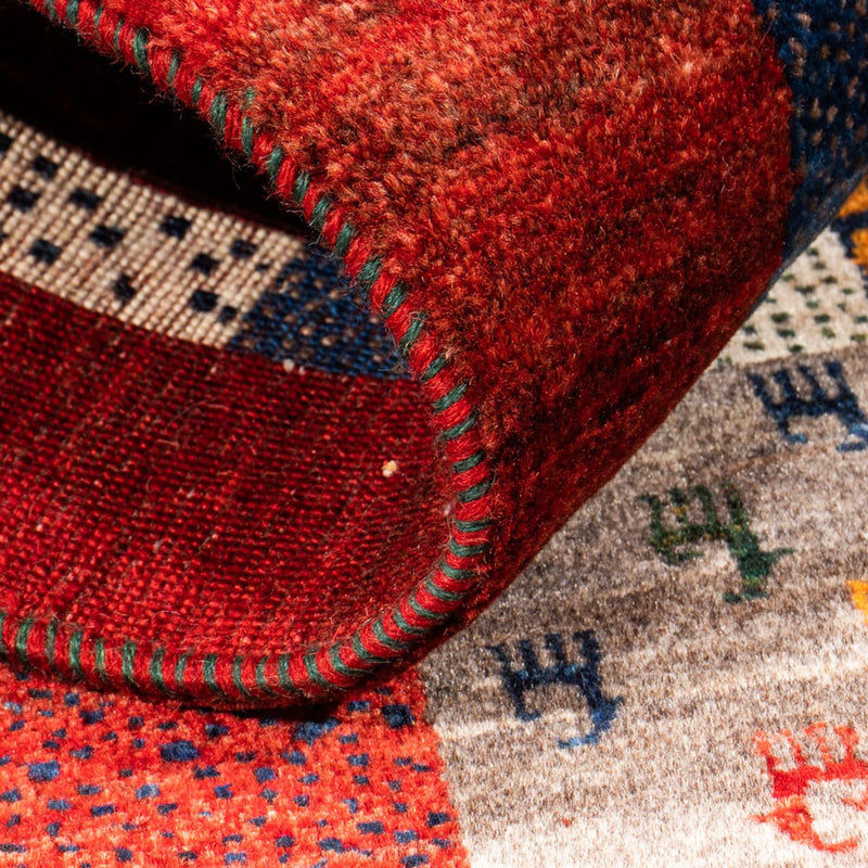 Tappeto Gabbeh - Loribaft Persero - Reale - 130 x 83 cm - multicolore