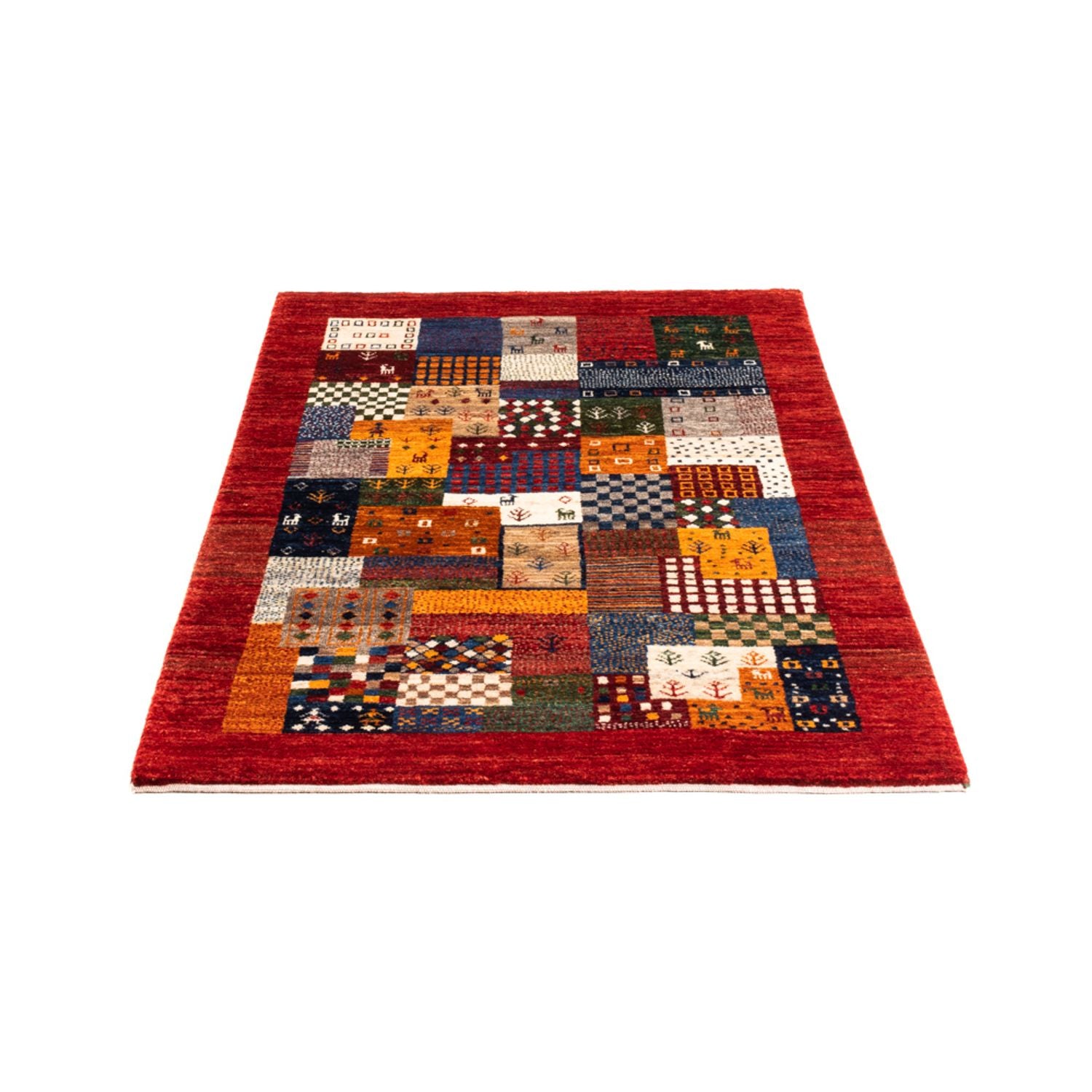 Tappeto Gabbeh - Loribaft Persero - Reale - 130 x 83 cm - multicolore