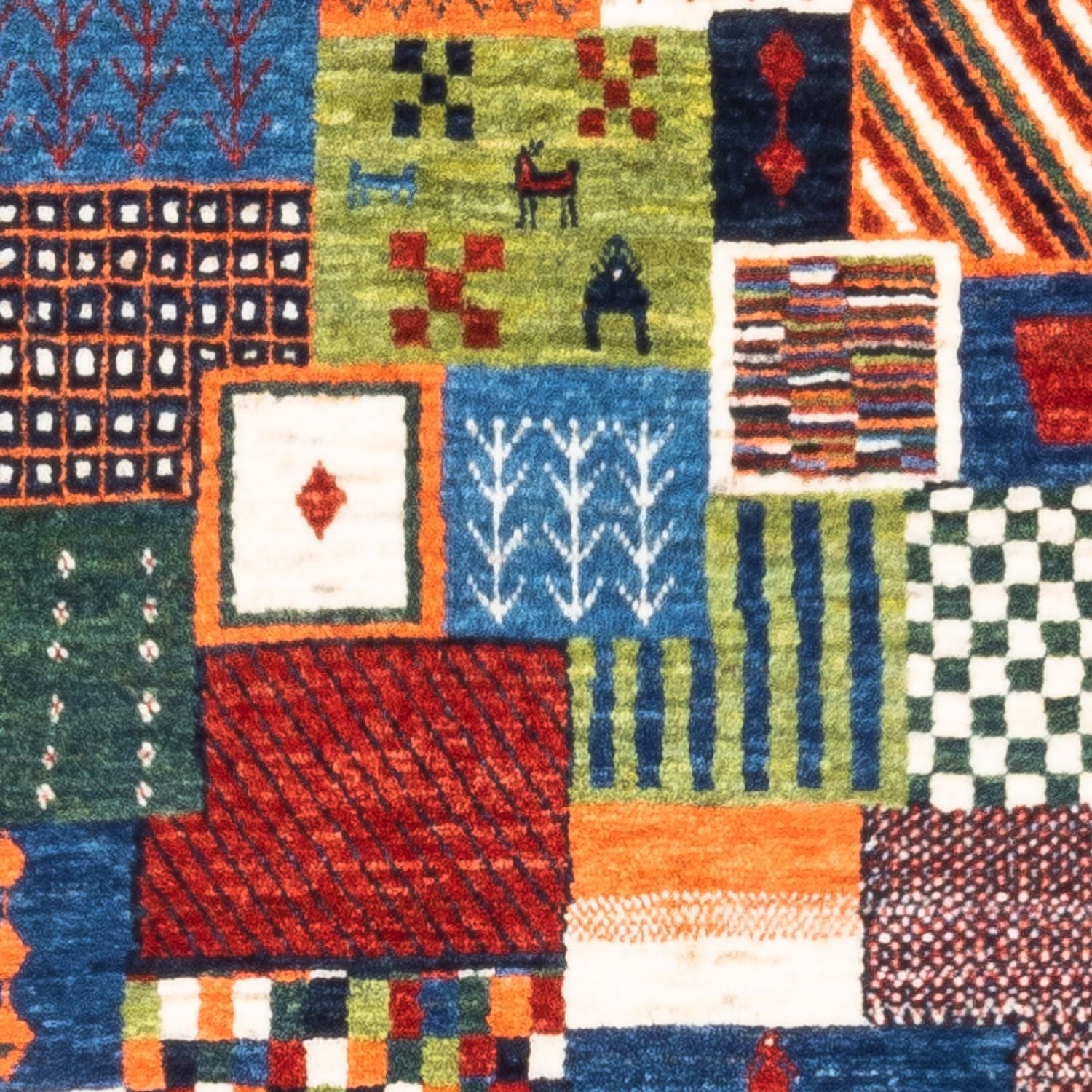 Tappeto Gabbeh - Loribaft Persero - Reale - 131 x 81 cm - multicolore