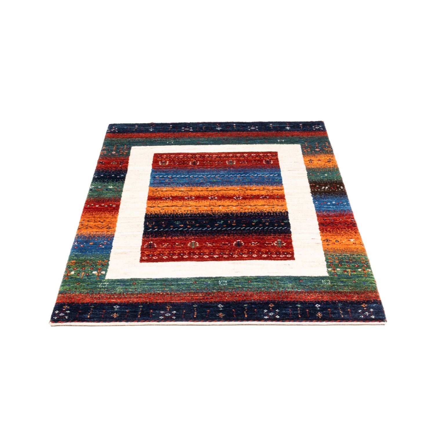 Tappeto Gabbeh - Loribaft Persero - Reale - 140 x 84 cm - multicolore