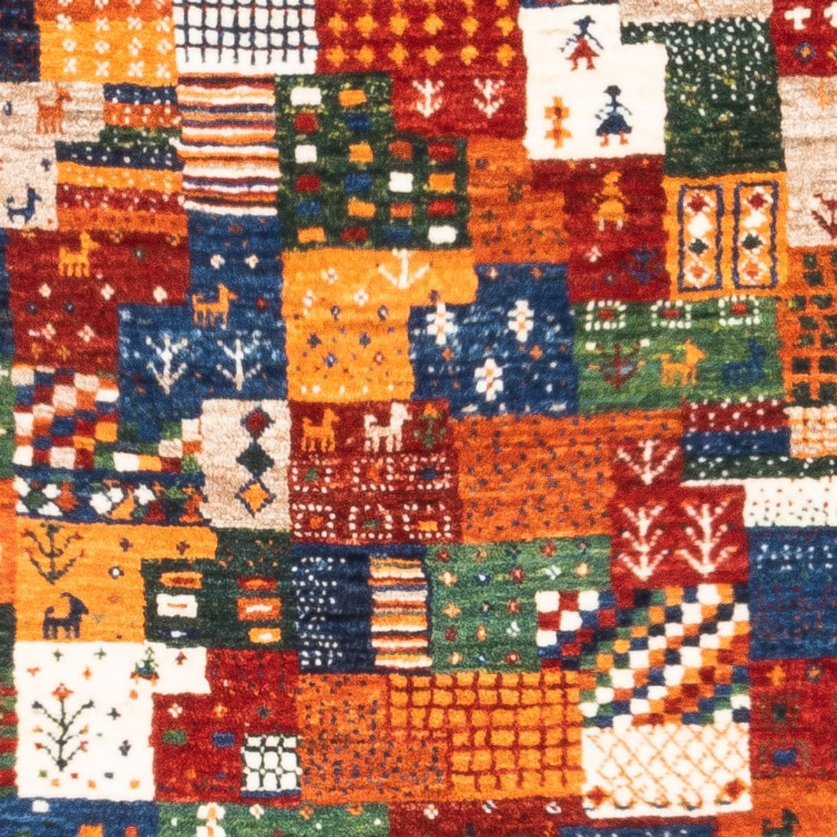 Tappeto Gabbeh - Loribaft Persero - Reale - 125 x 80 cm - multicolore