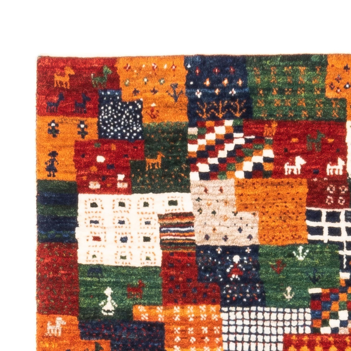 Tappeto Gabbeh - Loribaft Persero - Reale - 125 x 80 cm - multicolore