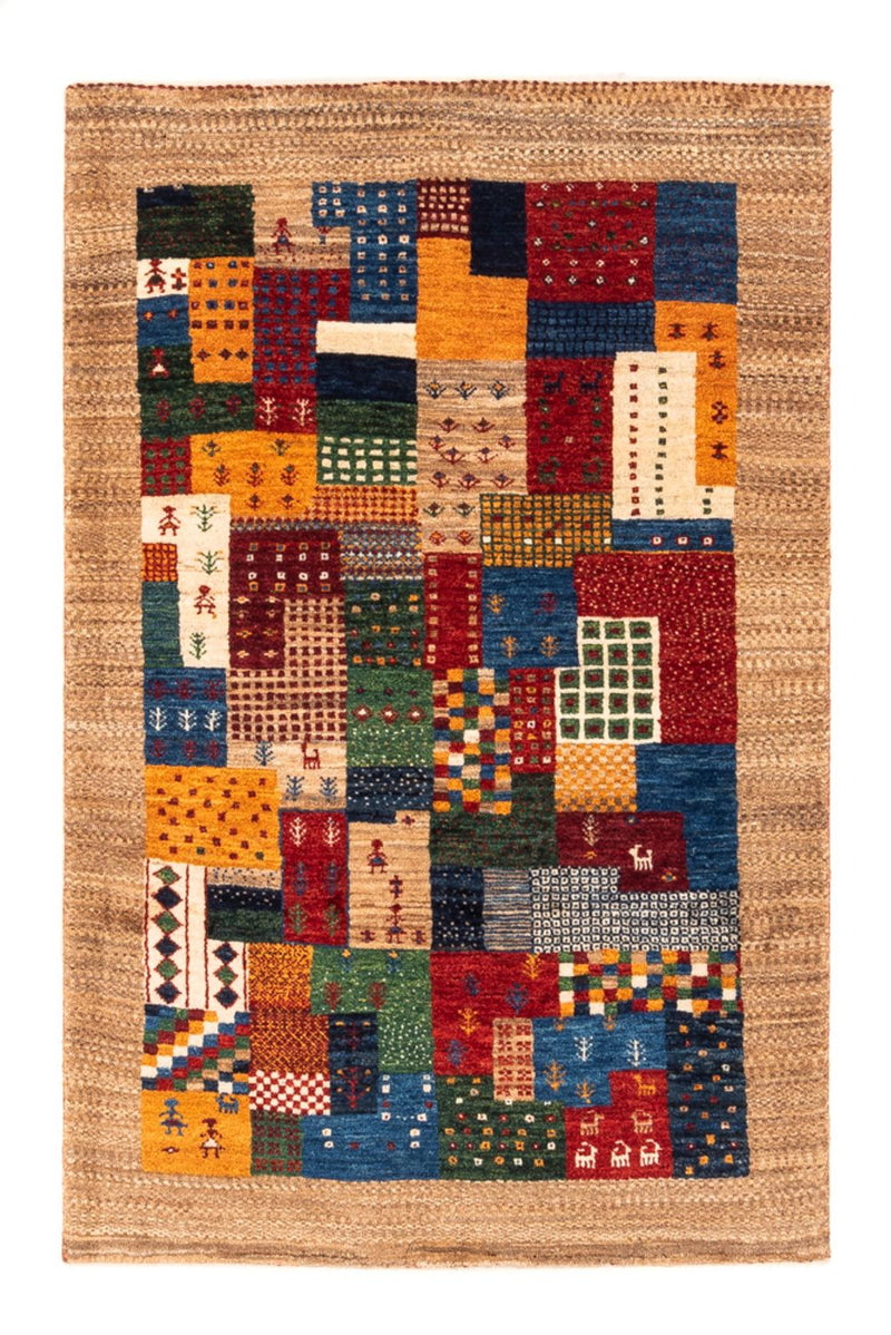 Tappeto Gabbeh - Loribaft Persero - Reale - 123 x 82 cm - multicolore