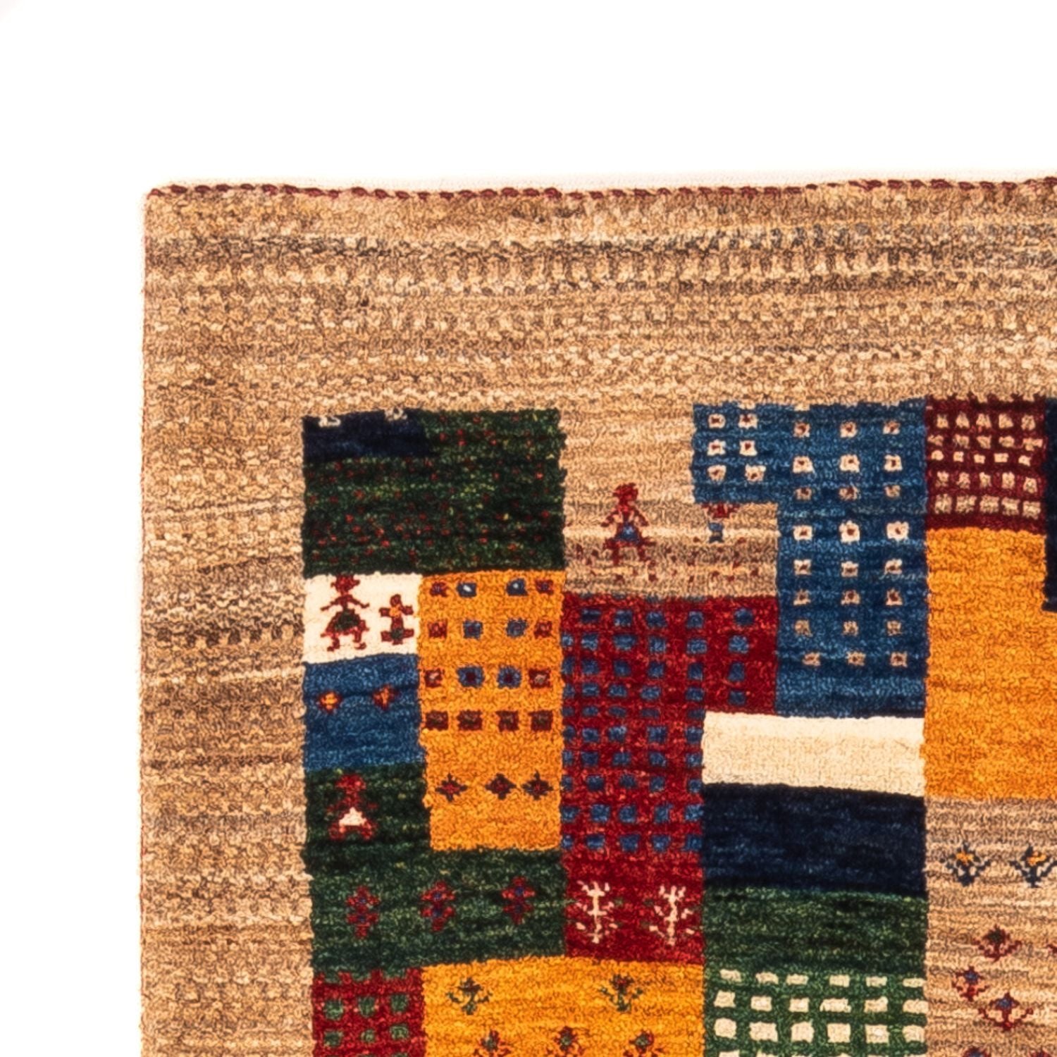 Tappeto Gabbeh - Loribaft Persero - Reale - 123 x 82 cm - multicolore