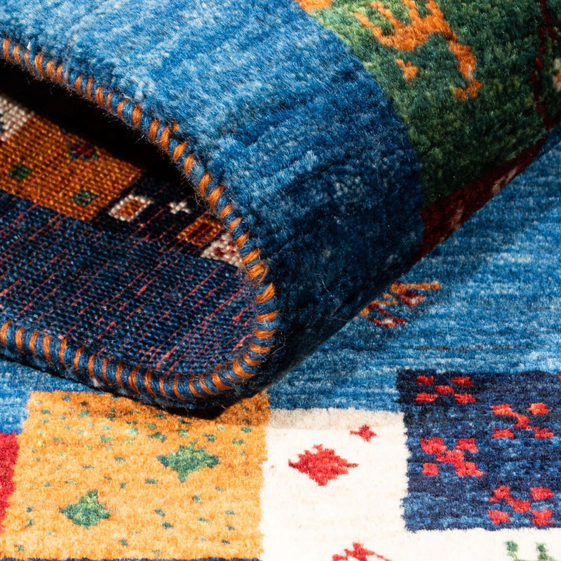 Tappeto Gabbeh - Loribaft Persero - Reale - 128 x 83 cm - multicolore