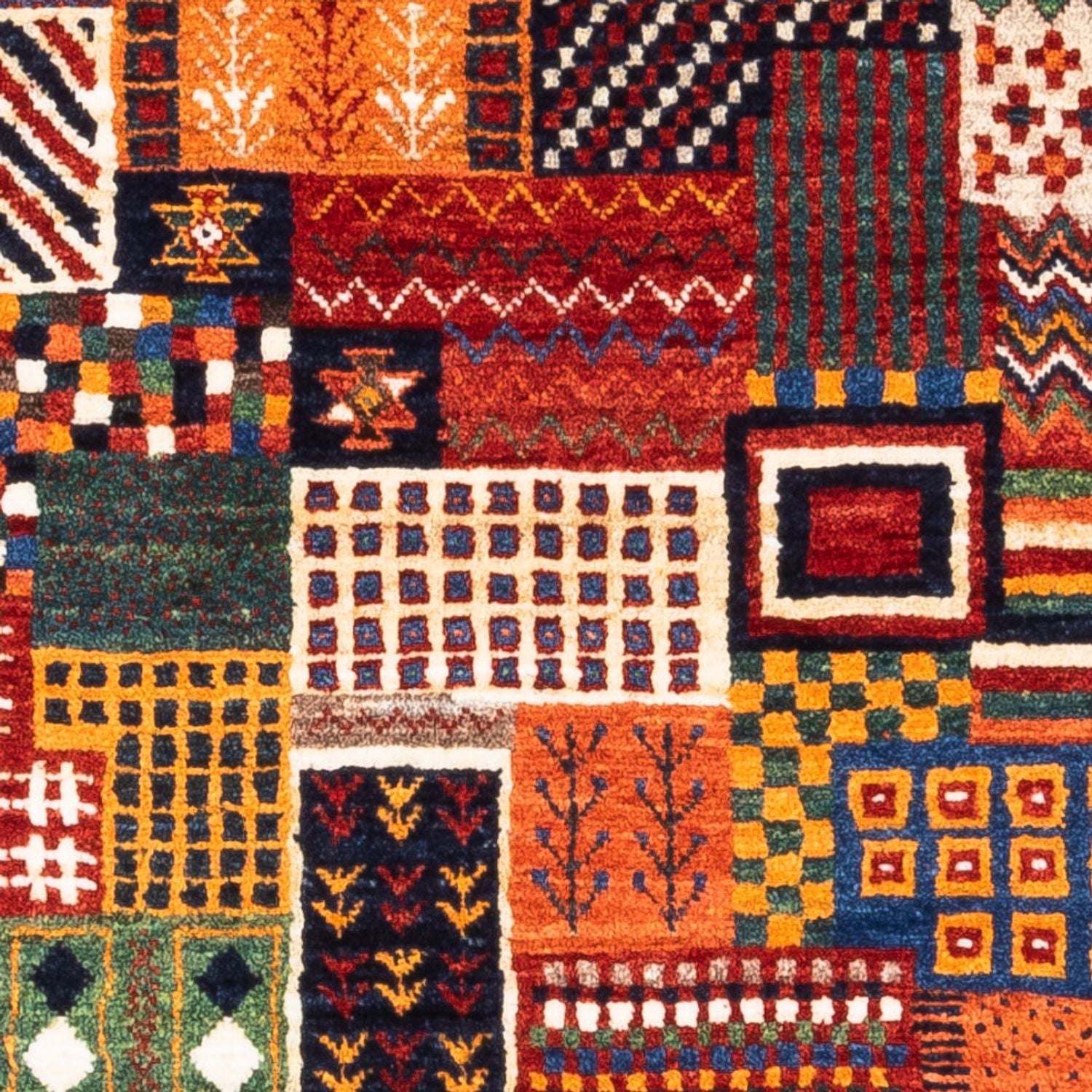 Tappeto Gabbeh - Loribaft Persero - Reale - 123 x 84 cm - multicolore
