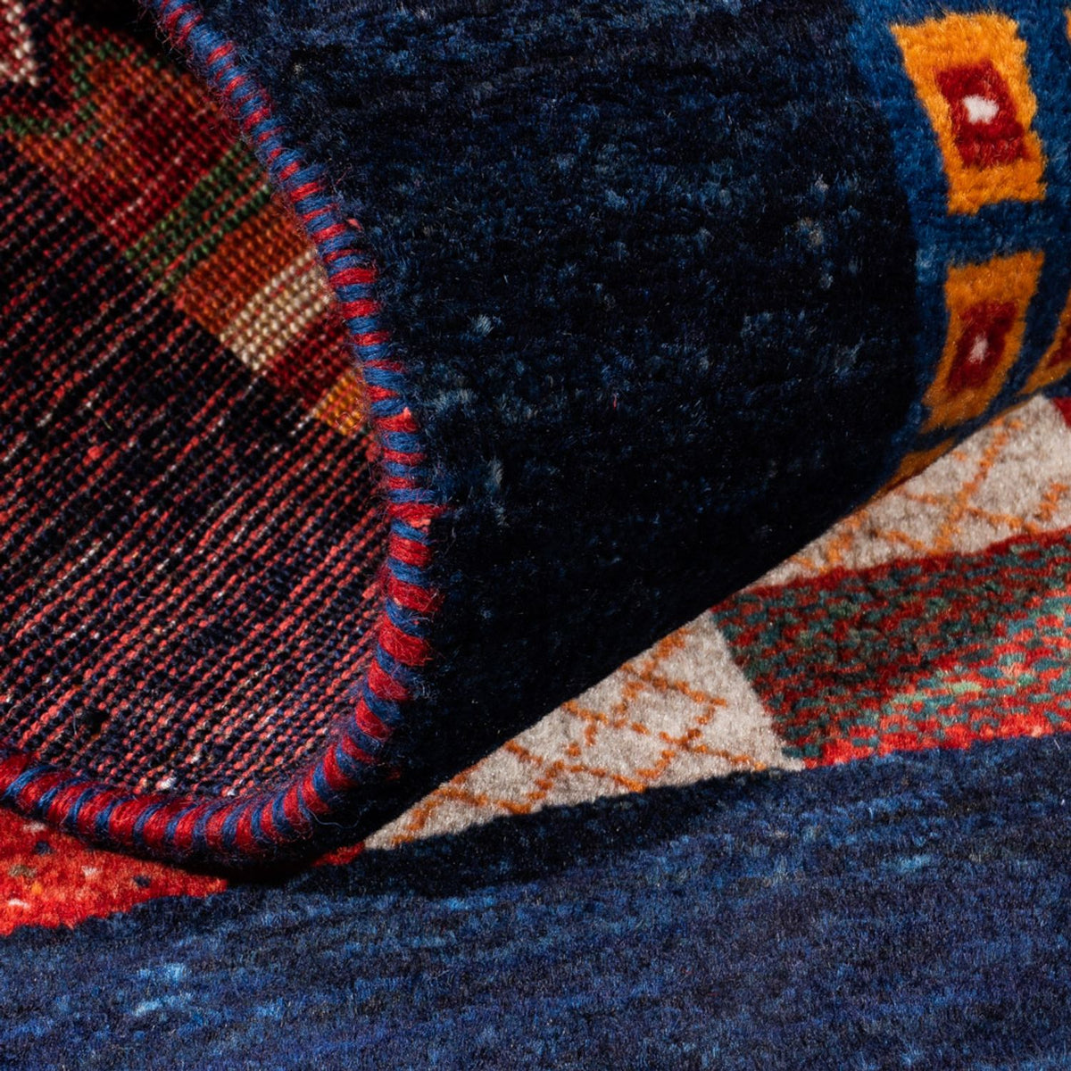 Tappeto Gabbeh - Loribaft Persero - Reale - 123 x 84 cm - multicolore