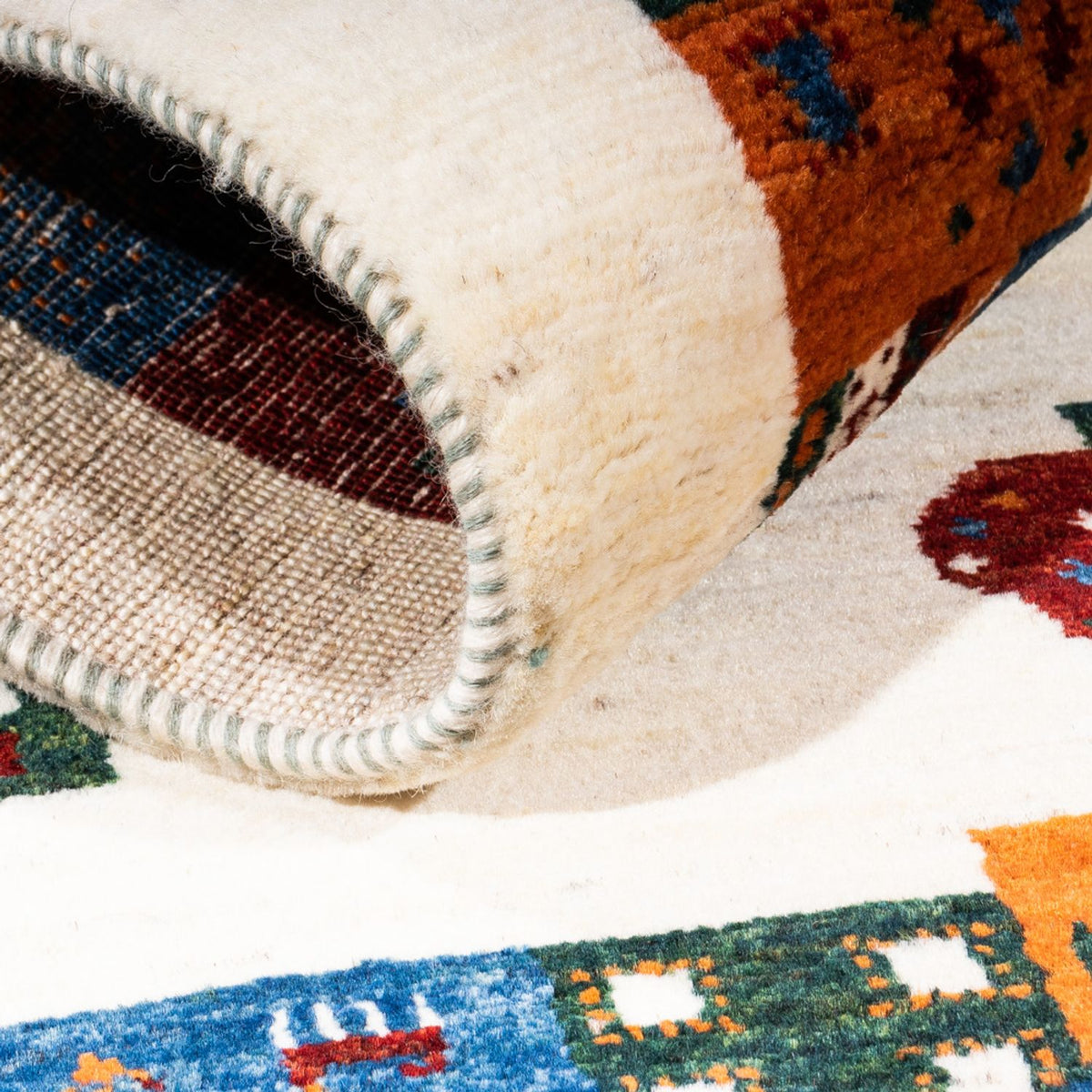 Tappeto Gabbeh - Loribaft Persero - Reale - 128 x 80 cm - multicolore