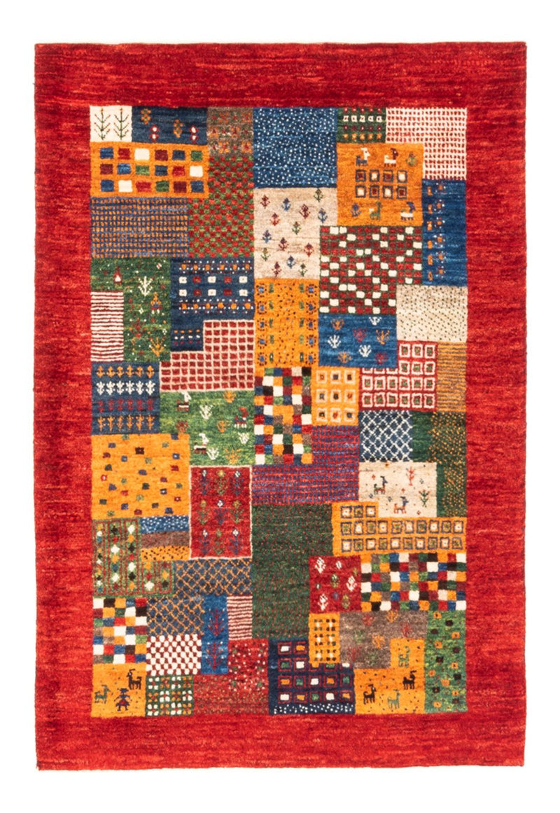 Tappeto Gabbeh - Loribaft Persero - Reale - 126 x 86 cm - multicolore