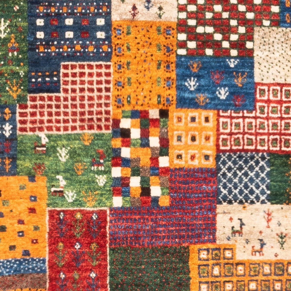 Tappeto Gabbeh - Loribaft Persero - Reale - 126 x 86 cm - multicolore