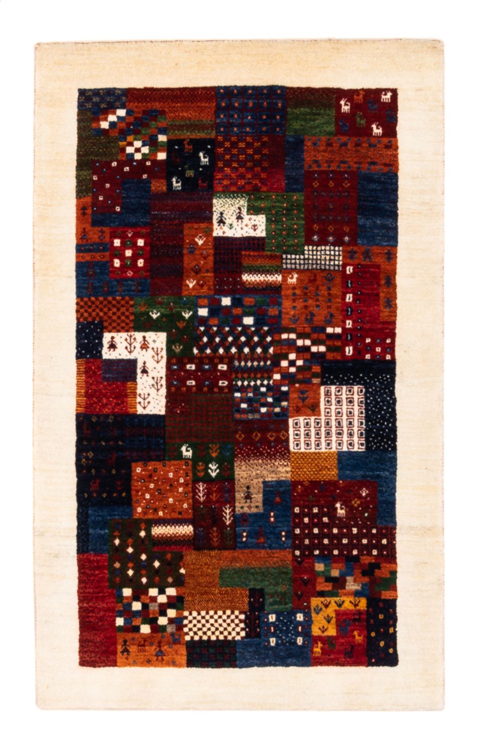 Tappeto Gabbeh - Loribaft Persero - Reale - 134 x 84 cm - multicolore