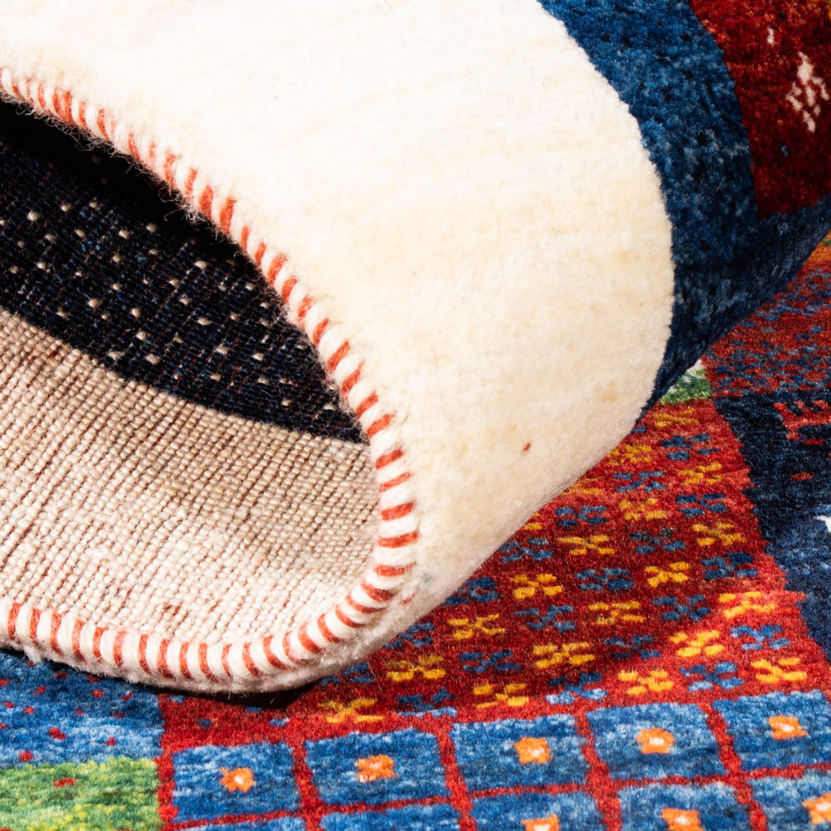 Tappeto Gabbeh - Loribaft Persero - Reale - 134 x 84 cm - multicolore