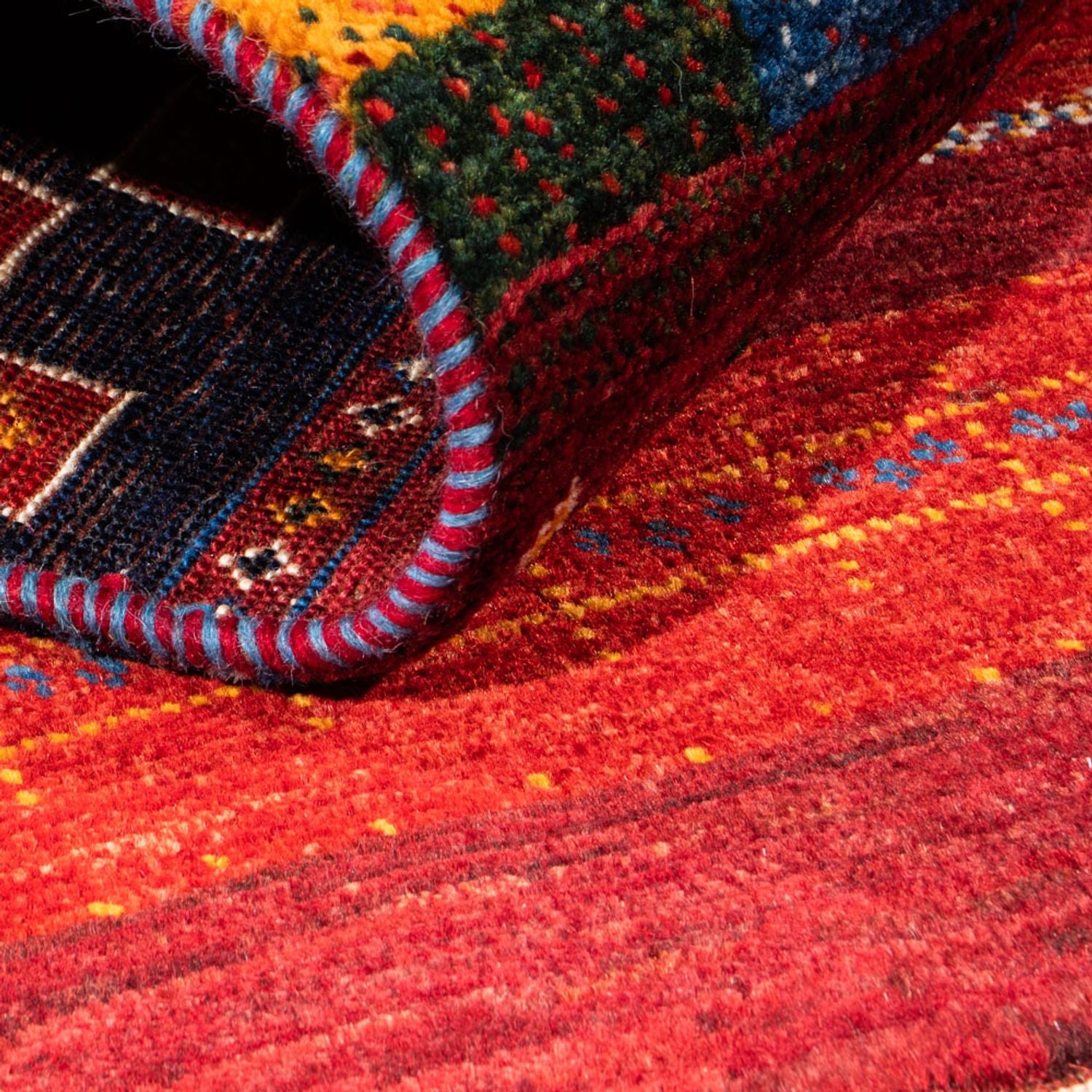 Tappeto Gabbeh - Loribaft Persero - Reale - 121 x 81 cm - multicolore