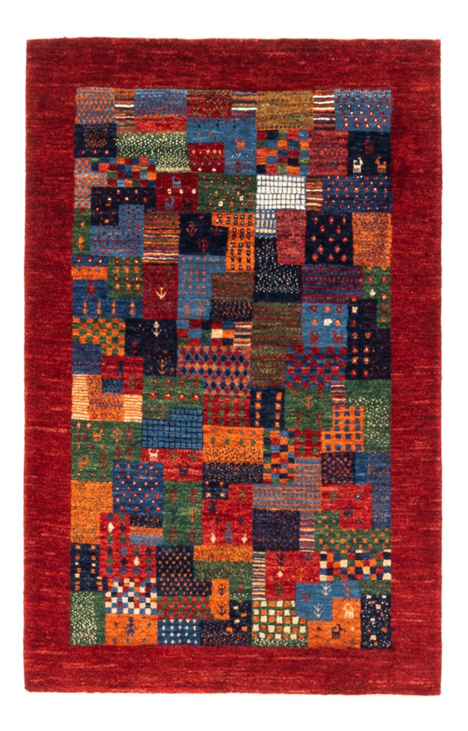 Tappeto Gabbeh - Loribaft Persero - Reale - 133 x 87 cm - multicolore