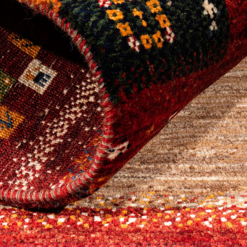Tappeto Gabbeh - Loribaft Persero - Reale - 134 x 92 cm - multicolore