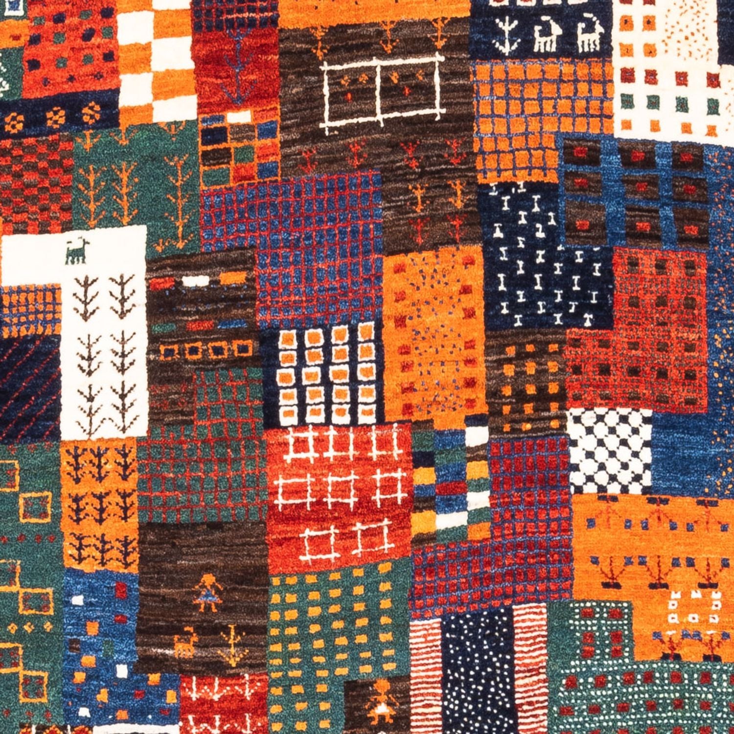 Tappeto Gabbeh - Loribaft Persero - Reale - 143 x 101 cm - multicolore