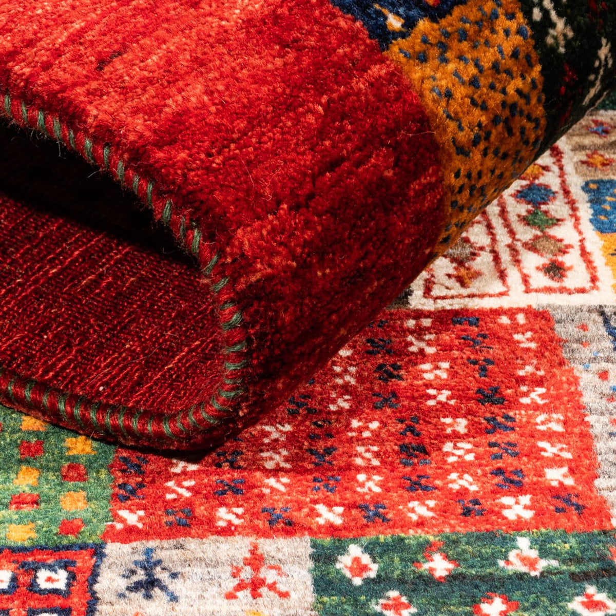 Tappeto Gabbeh - Loribaft Persero - Reale - 145 x 90 cm - multicolore