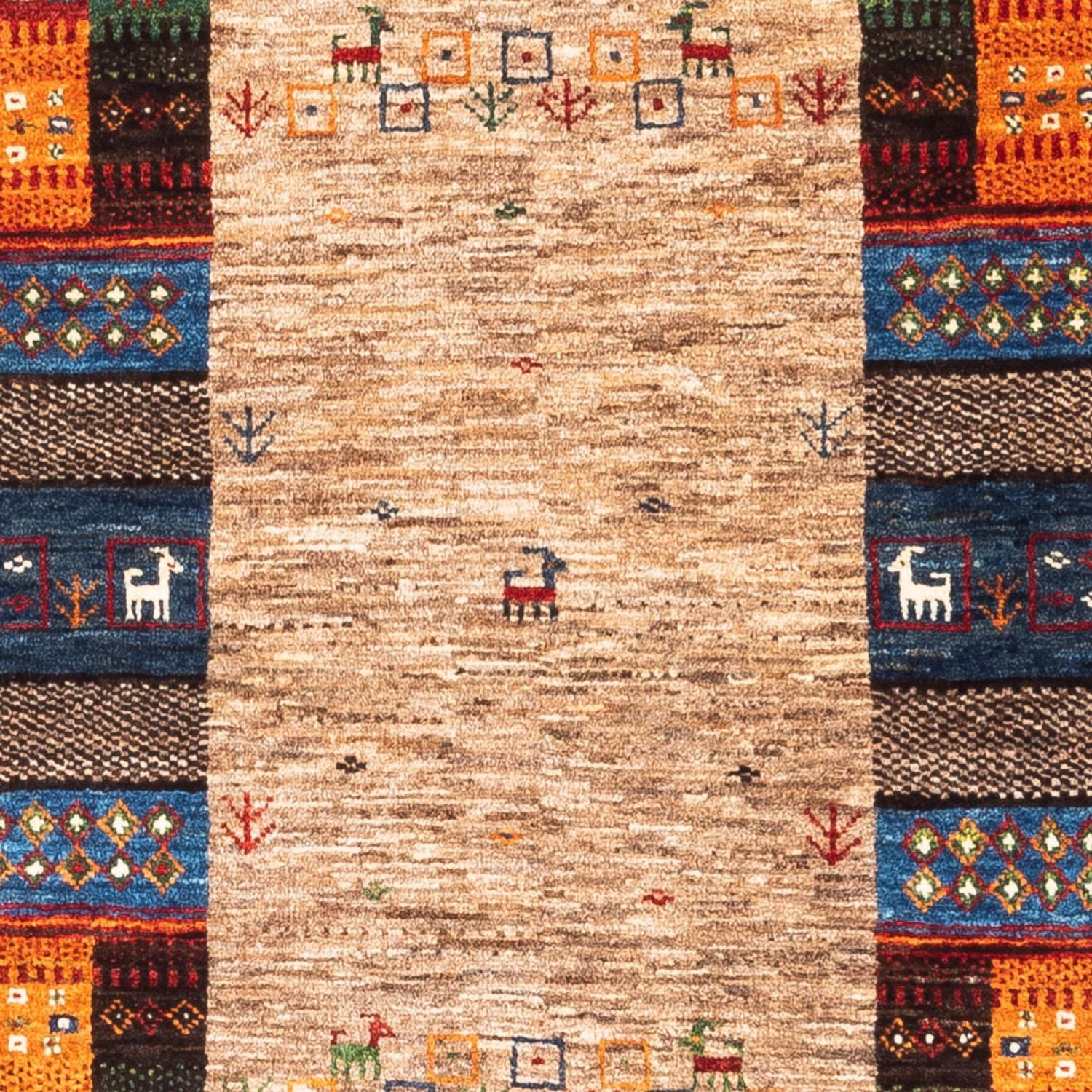 Tappeto Gabbeh - Loribaft Persero - Reale - 147 x 86 cm - multicolore