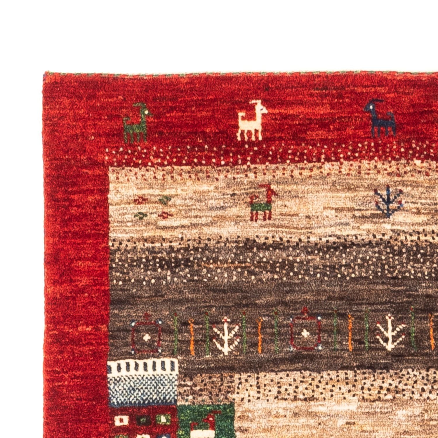 Tappeto Gabbeh - Loribaft Persero - Reale - 147 x 86 cm - multicolore