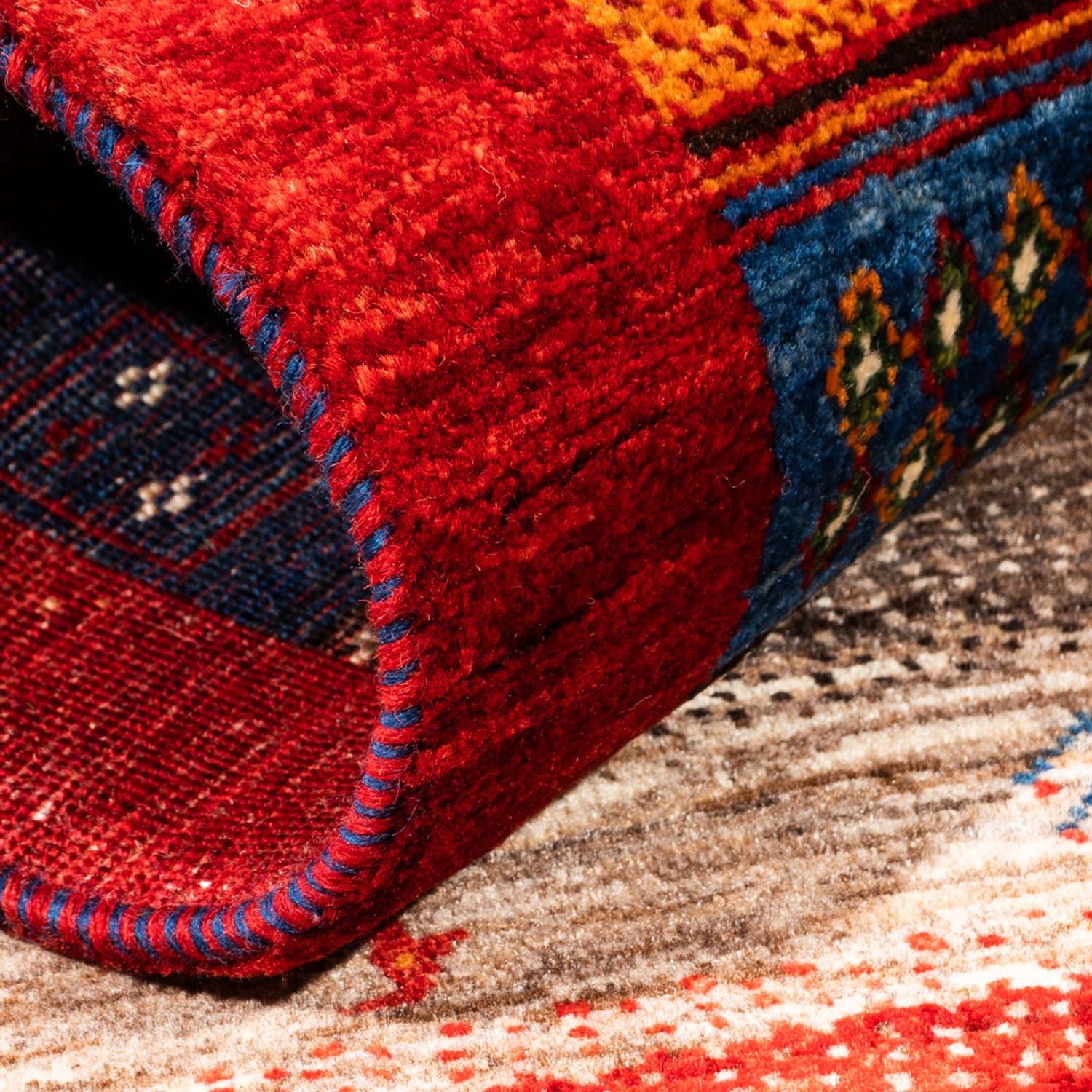 Tappeto Gabbeh - Loribaft Persero - Reale - 147 x 86 cm - multicolore