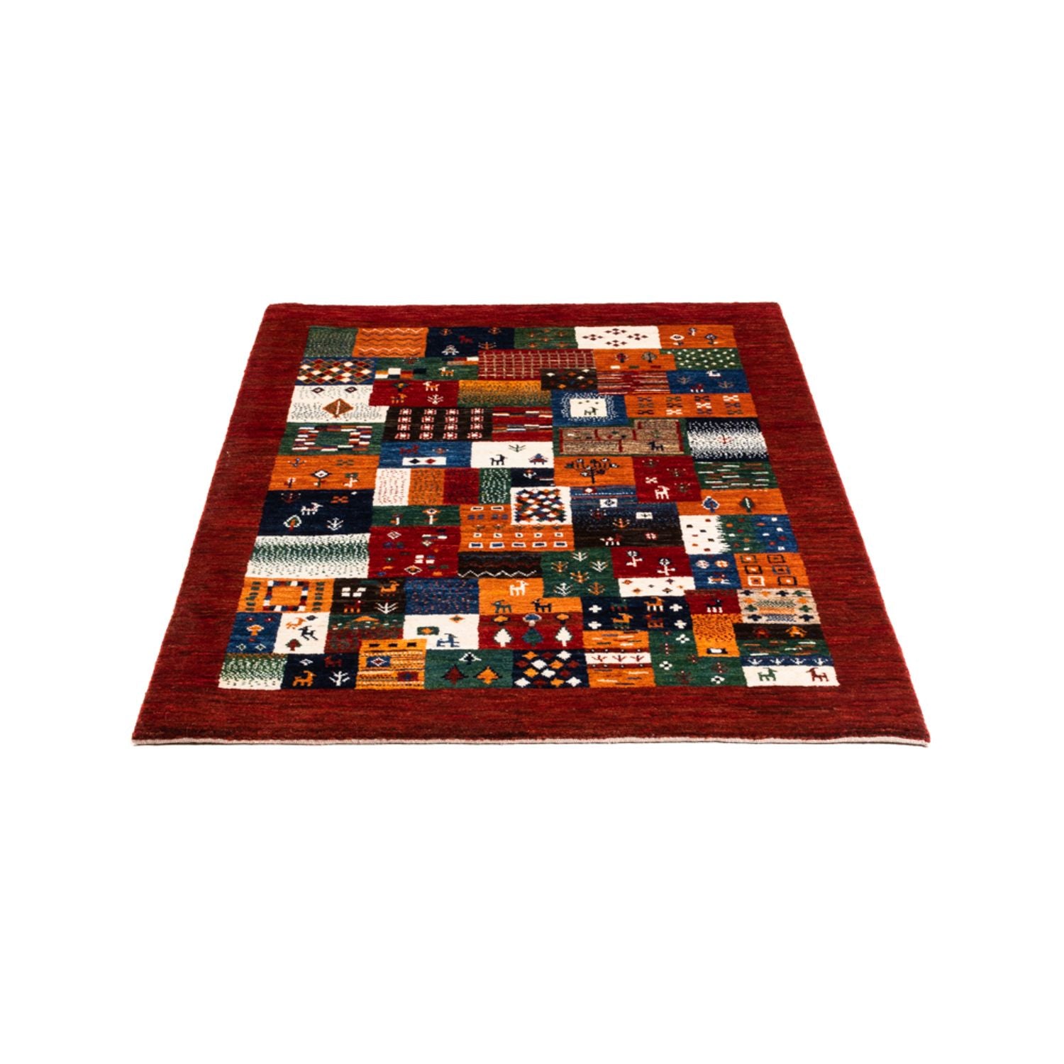 Tappeto Gabbeh - Loribaft Persero - Reale - 130 x 92 cm - multicolore