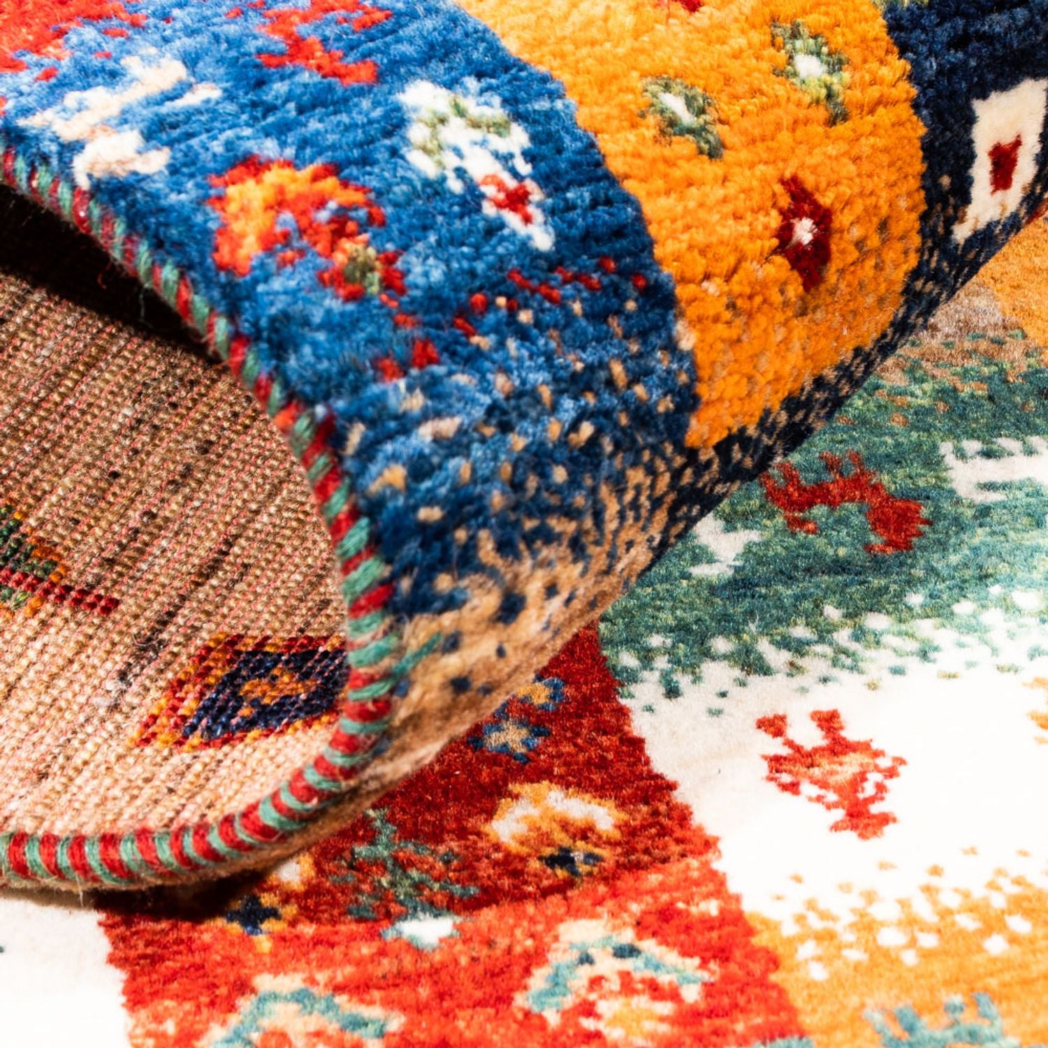Tappeto Gabbeh - Loribaft Persero - Reale - 153 x 100 cm - multicolore
