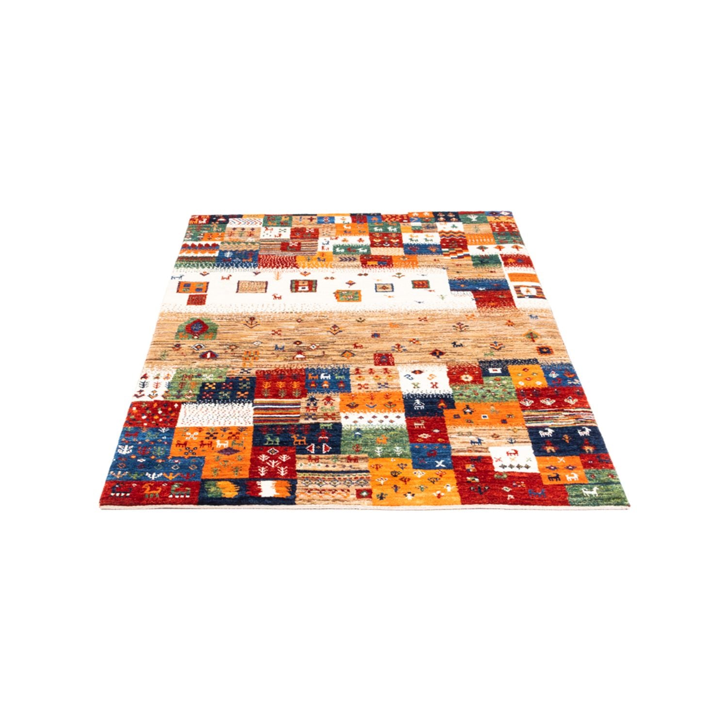 Tappeto Gabbeh - Loribaft Persero - Reale - 153 x 100 cm - multicolore