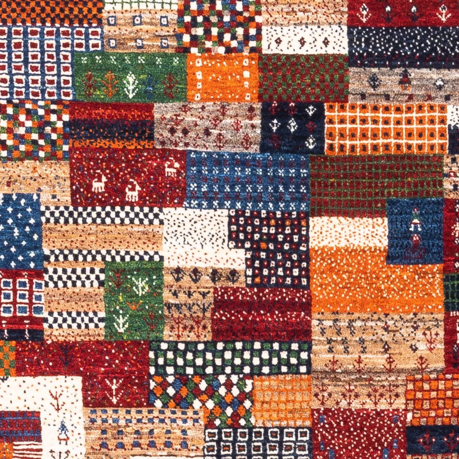 Tappeto Gabbeh - Loribaft Persero - Reale - 147 x 100 cm - multicolore
