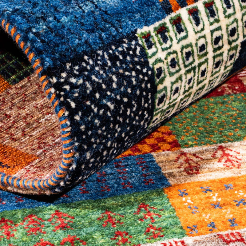 Tappeto Gabbeh - Loribaft Persero - Reale - 147 x 100 cm - multicolore