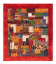 Loribaft Tappeto 123x110cm - Perserteppich Wollteppich