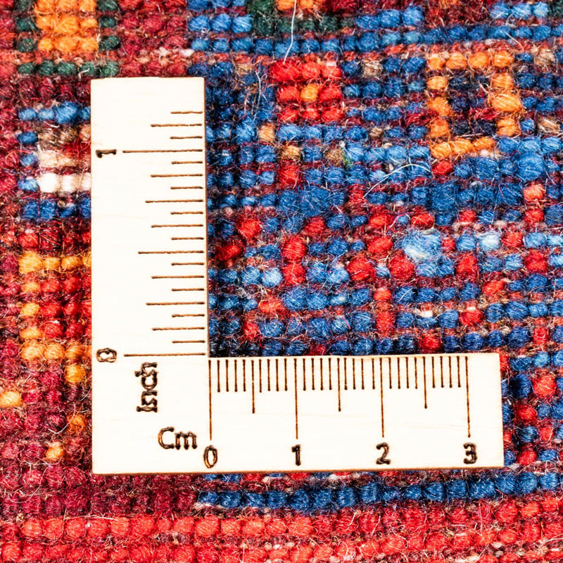 Tappeto Gabbeh - Loribaft Persero - Reale quadrato  - 123 x 110 cm - multicolore