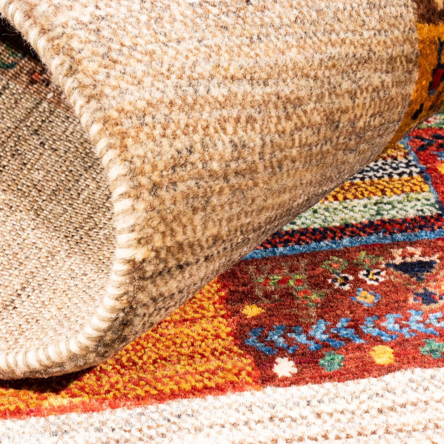 Tappeto Gabbeh - Loribaft Persero - Reale - 151 x 104 cm - multicolore