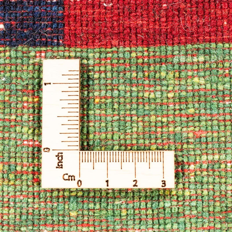 Tappeto Gabbeh - Loribaft Persero - Reale quadrato  - 129 x 120 cm - multicolore