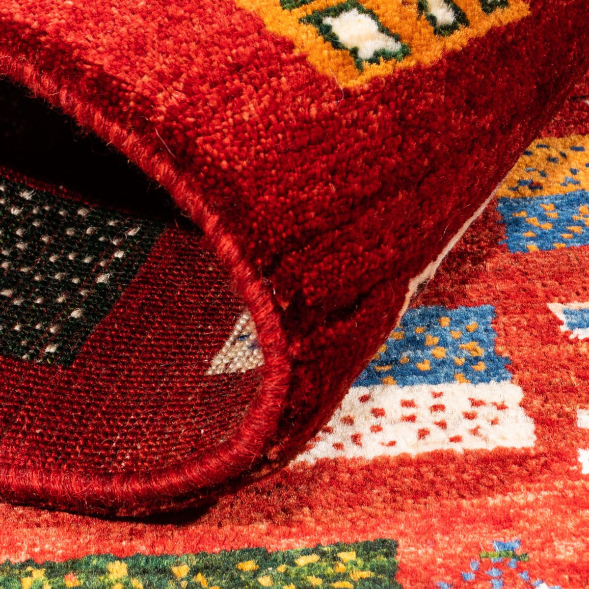 Tappeto Gabbeh - Loribaft Persero - Reale - 126 x 84 cm - multicolore